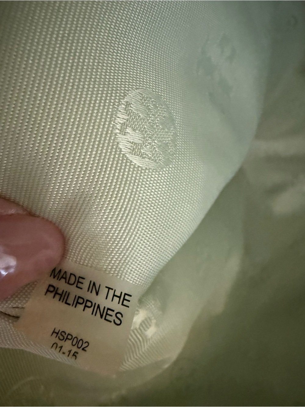 Tory Burch Laptop Tote | Mint Green | Coated Canvas | Work Bag - Picture 11 of 12